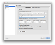 GNS3 Preferences-Dynamips Settings