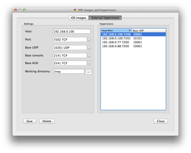 IOS Images and hypervisors - External Hypervisors
