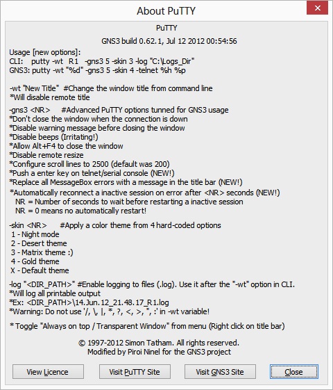 AboutPuTTY