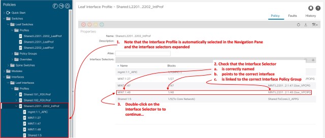 Check Interface Profile